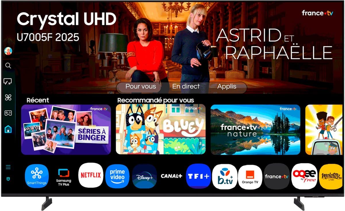 "Smart TV Samsung TU75U7005FKX 75 75"" 4K Ultra HD LED HDR - Smart TV" — afbeelding 1