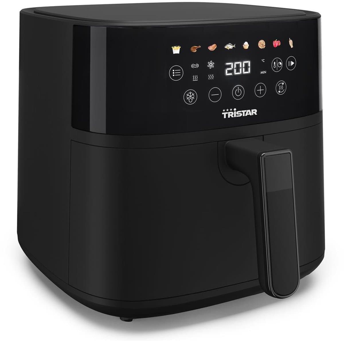 Tristar FR-9060 Digitale Airfryer 6L – 1700W – LED Touchscreen – 8 Programma’s – PFAS‑vrij – Voorverwarmen & Schudherinnering — afbeelding 1