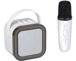 Mini Karaoke Set - Karaoke Microfoon Kinderen Bluetooth - Karaokesets met 8 RGB Lichtmodi en 5 Geluidseffecten - voor Volwassenen en Kinderen
