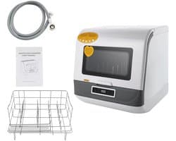 Rolu Mini Vaatwasser – 45 x 40 x 44.8 CM – 4 Tot 6 Couverts – Max 70°C – 3 Programma’s – IPX1 – Touchscreen