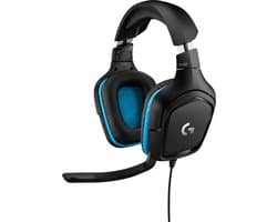 Logitech G432 - Bedrade Gaming Headset - Multiplatform - Blauw