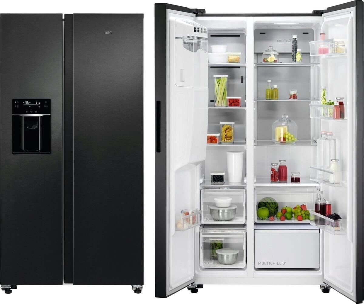 AEG ORX9V351DB 9000 MultiChill - Amerikaanse koelkast - Koel/vrieskast - Vrijstaand - 177 cm — afbeelding 1