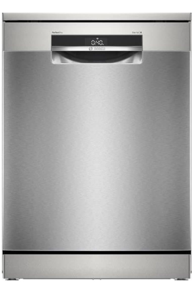 BOSCH SMS6ZCI11F SER6 vrijstaande vaatwasser - 14 couverts - Inductie - L60 cm - 40 dB - Klasse B - RVS — afbeelding 1