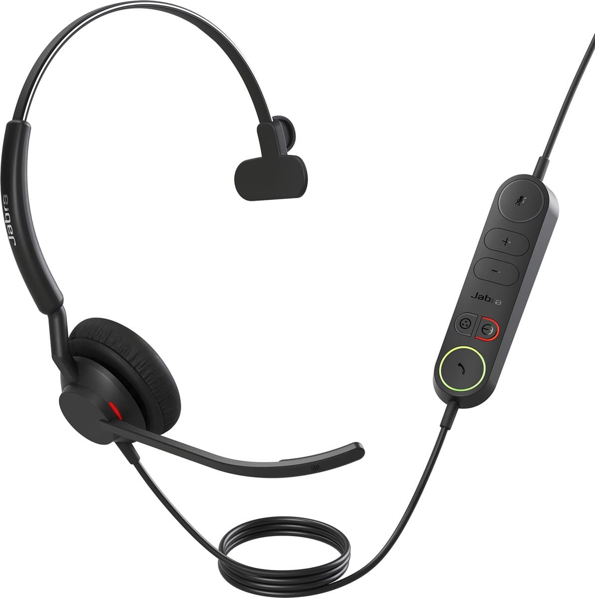 Jabra Engage 40 Headset Bedraad Hoofdband Kantoor/callcenter USB Type-A Bluetooth Zwart — afbeelding 1