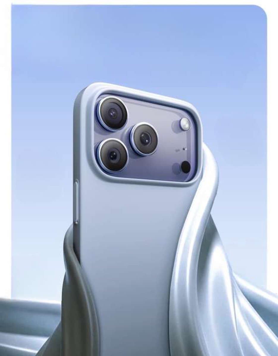 Lisen - iPhone 17 Pro Beschermhoes - MagSafe Siliconen - Blauw — afbeelding 1