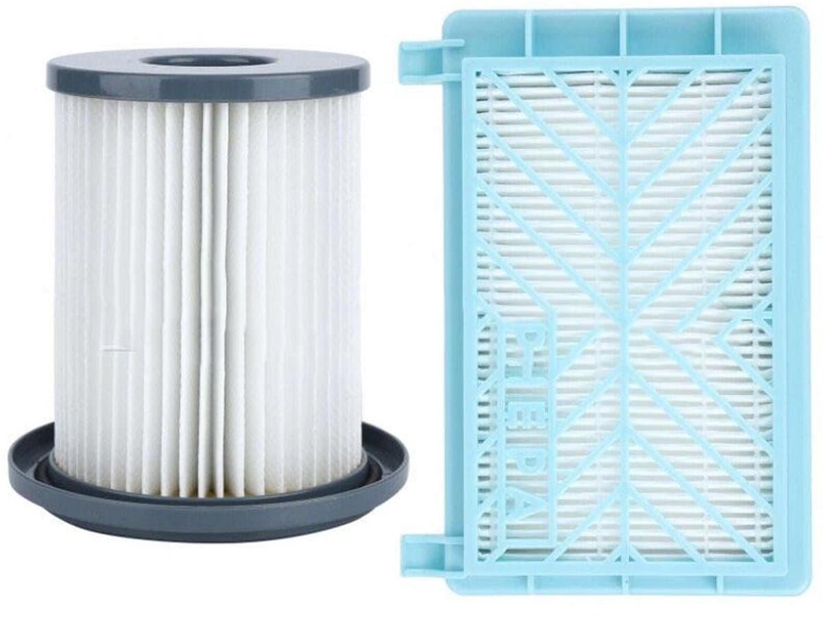 Elkuaie Stofzuigerfilter - Compatibel met Philips - Voor FC8724 FC8732 FC8734 - 2 Stuks - Wit — afbeelding 1