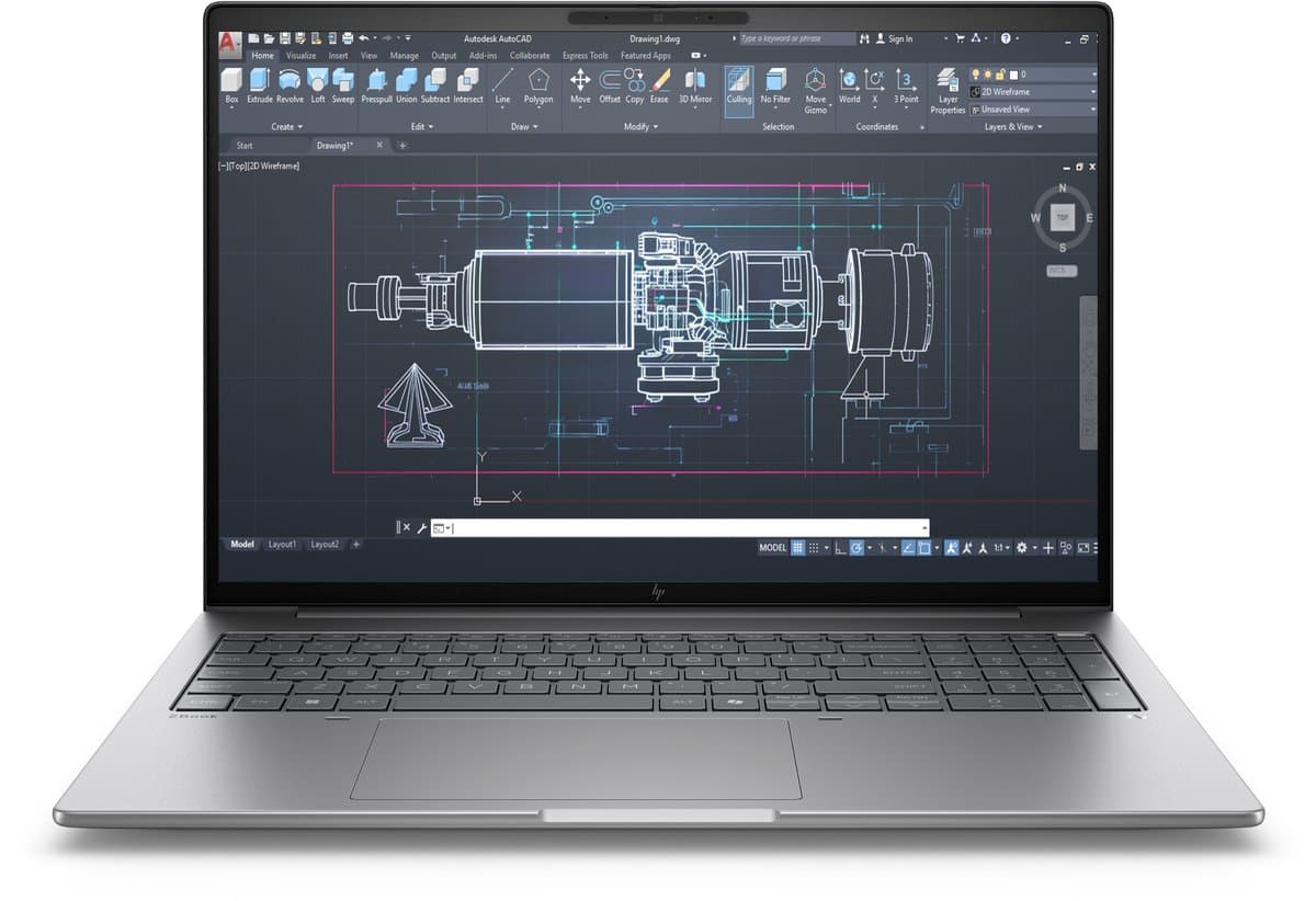 HP ZBook 8 B72VCET - Zakelijke Laptop - 16 inch — afbeelding 1