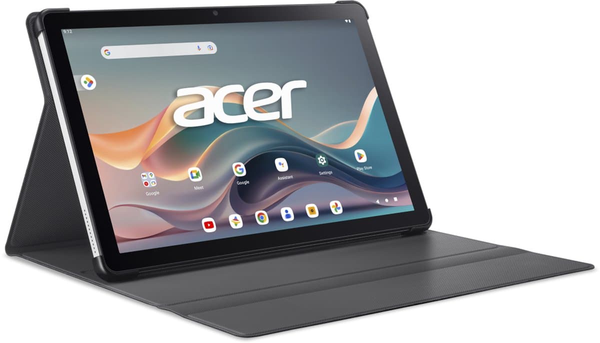 Acer Iconia Tab M10-12-88VU - 10.1 inch - 6GB - 128GB - 4G LTE - Zilver - inclusief Portfolio Case — afbeelding 1