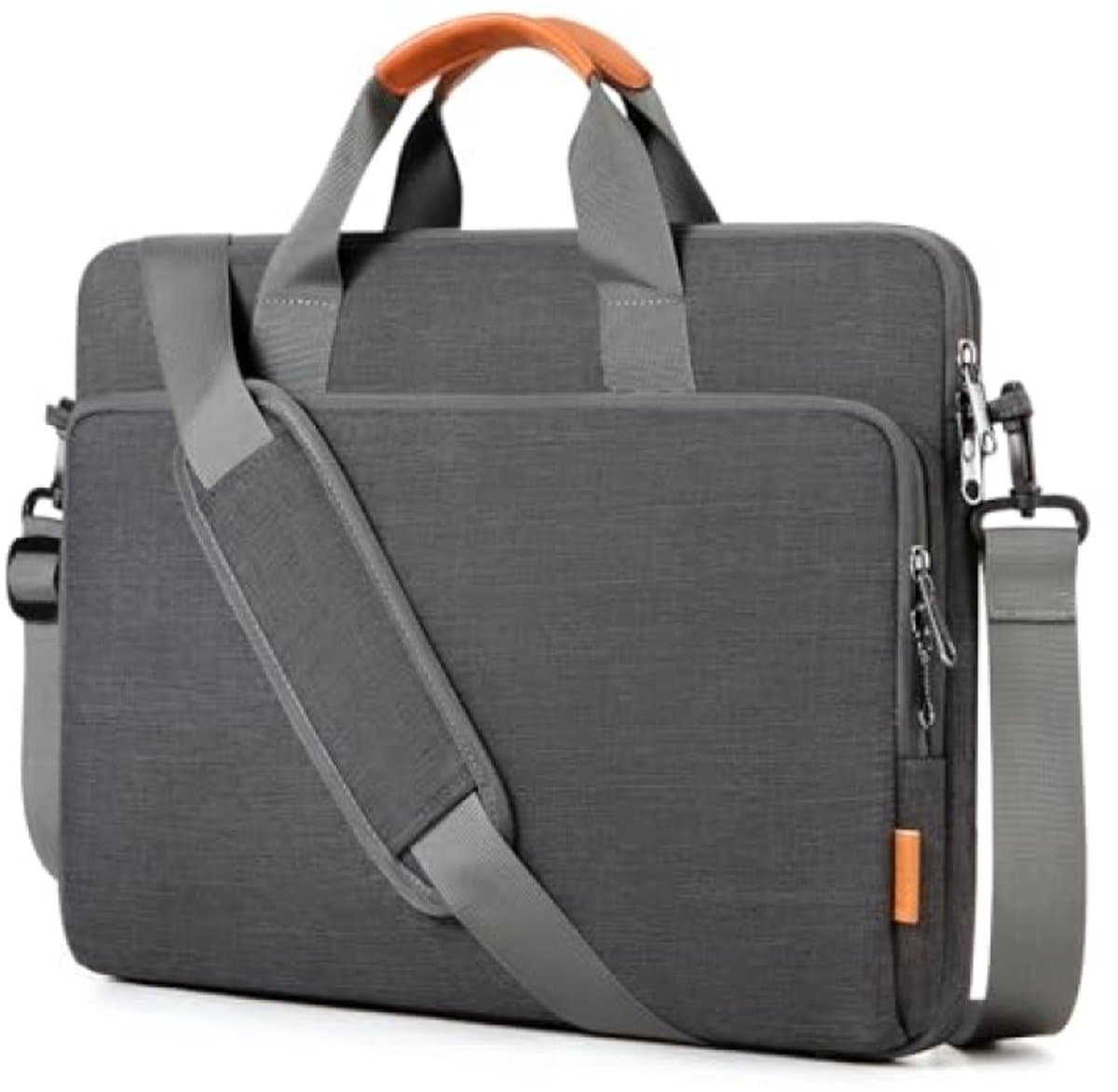Beschermhoes voor 14 inch laptop - Schokabsorberend met meerdere vakken en draagriem — afbeelding 1