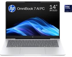 HP OmniBook 7 AI 14-fr0771nd - Laptop - 14 inch - 1.41 KG - OLED - Intel® Core™ Ultra 7 Processor 255H - 32 GB RAM - 1000 GB SSD - Windows 11 Home