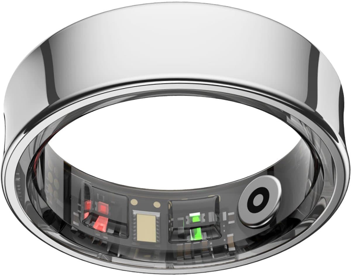 NOLATR Smart Ring LUX – Slimme Ring met Stappenteller, Activiteitstracker & Hartslagmeter – Zonder Abonnement & Nederlandse App – Zilver – Maat 12 — afbeelding 1