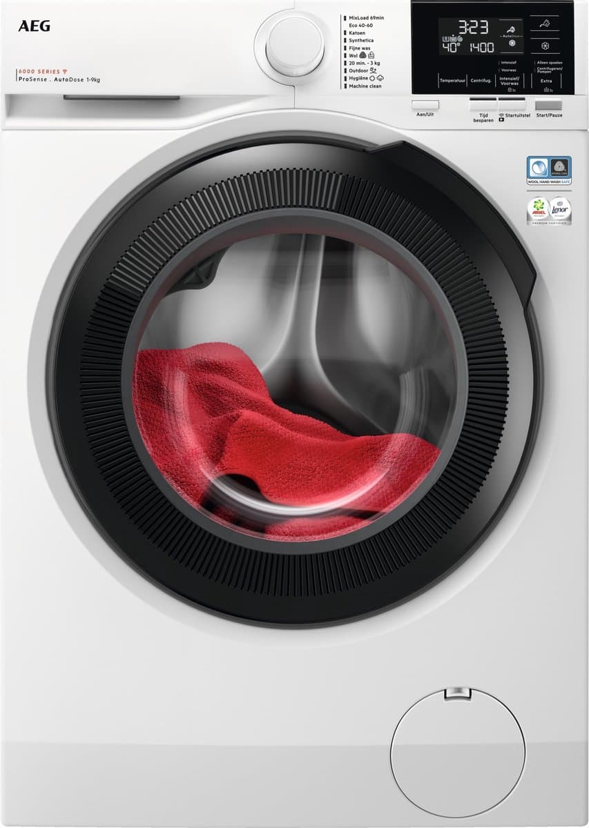 AEG LR639AD44 6000 serie ProSense® Autodose - Wasmachine – Energielabel A - 1400 toeren - 9 kg — afbeelding 1