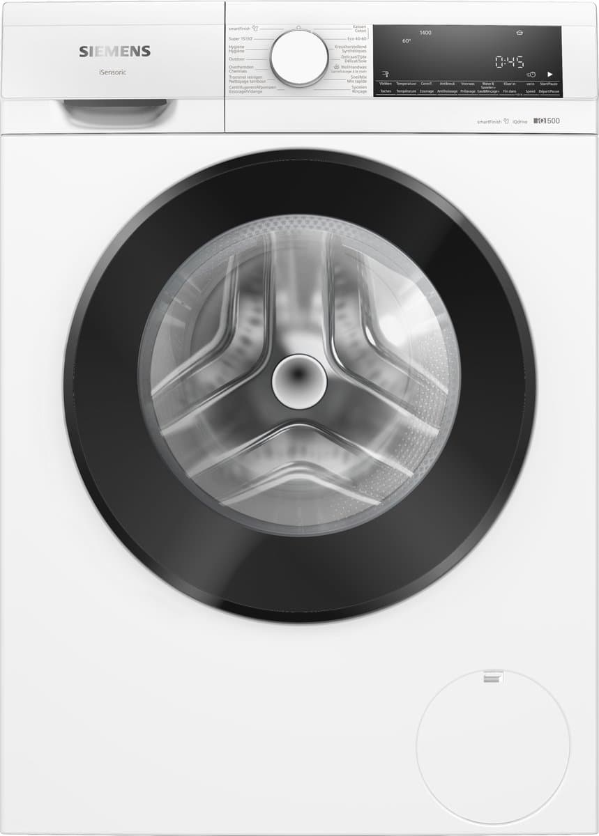 Siemens WG44G2ZMFG - iQ500 - Wasmachine - 9 kg - 1400 rpm - Energielabel A - smartFinish: vermindert kreukels tot 50% - speedPack L: verkort wasprogramma's met varioSpeed - NL/FR — afbeelding 1