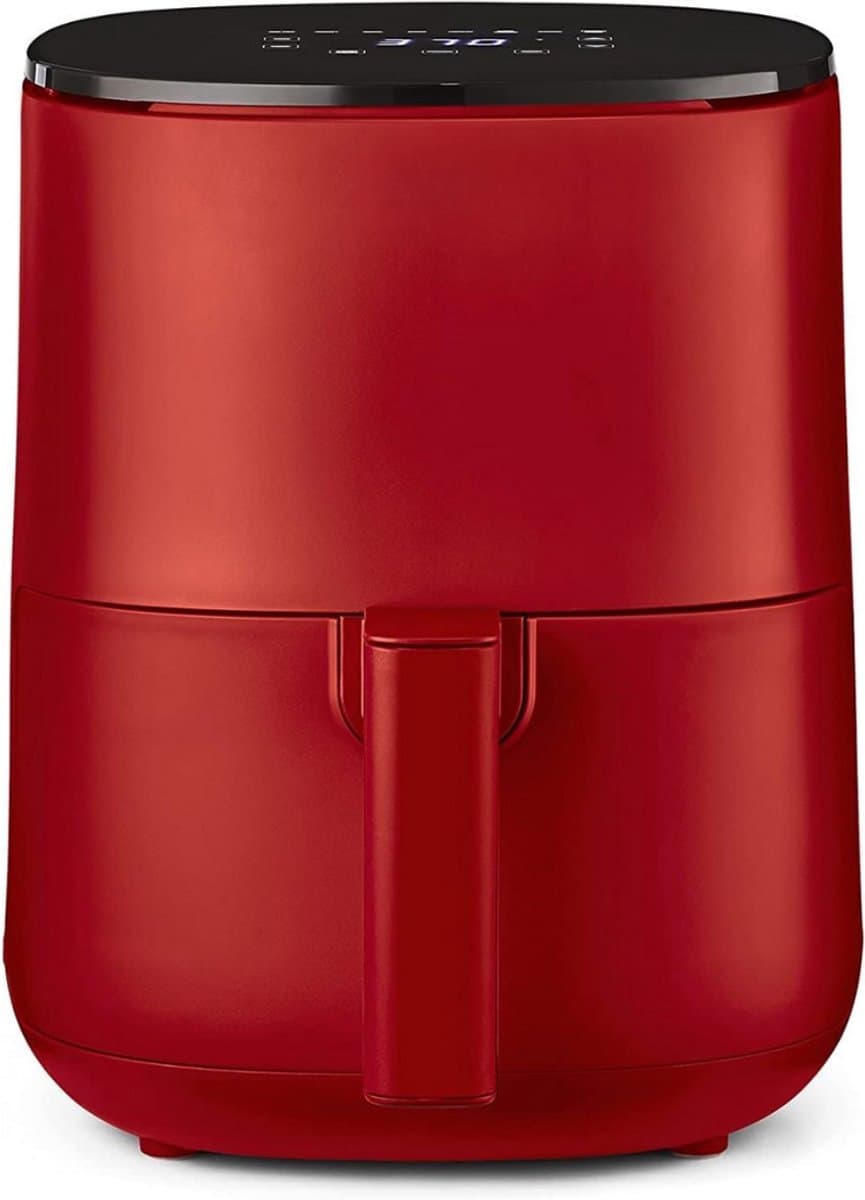 SCH® Mini airfryer - Airfryer - Airfryer klein - Rood - 23cm x 29cm x 30cm — afbeelding 1