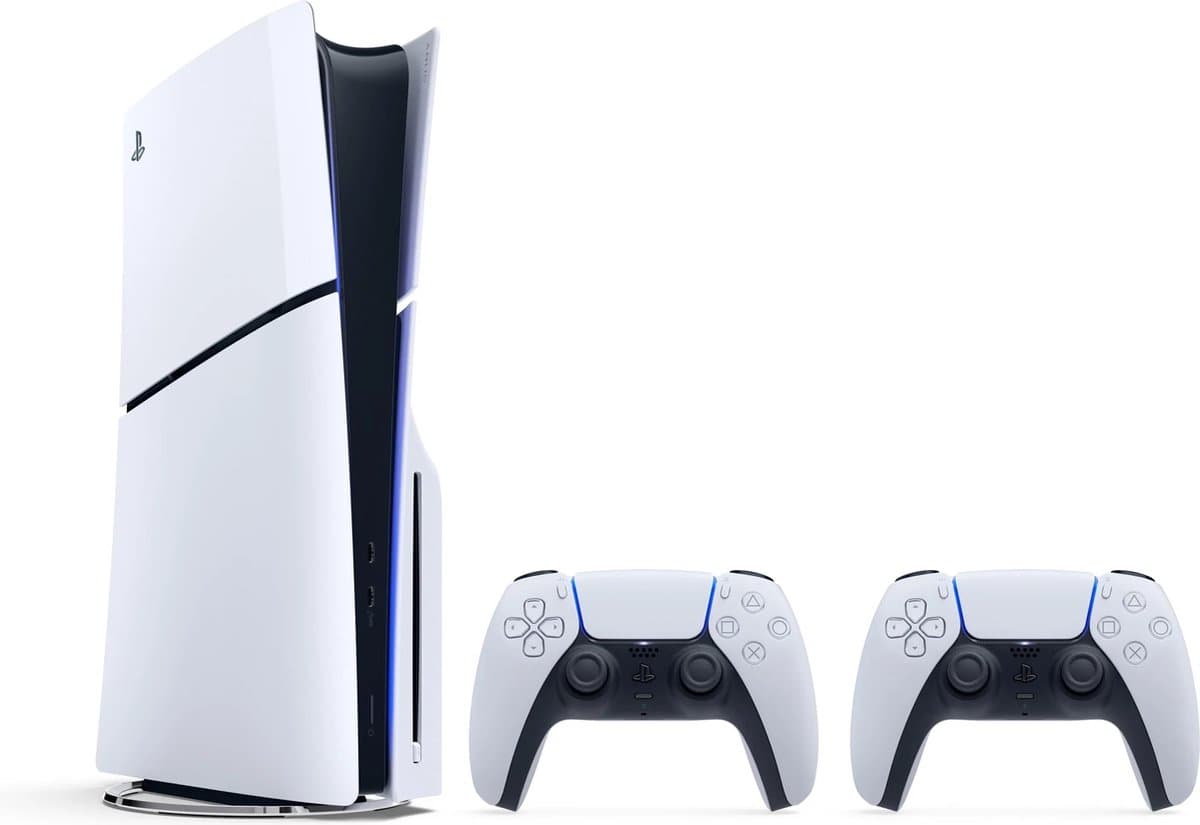 PlayStation 5 Disc Edition - Slim - Bundel met 2 Dualsense Draadloze Controllers — afbeelding 1