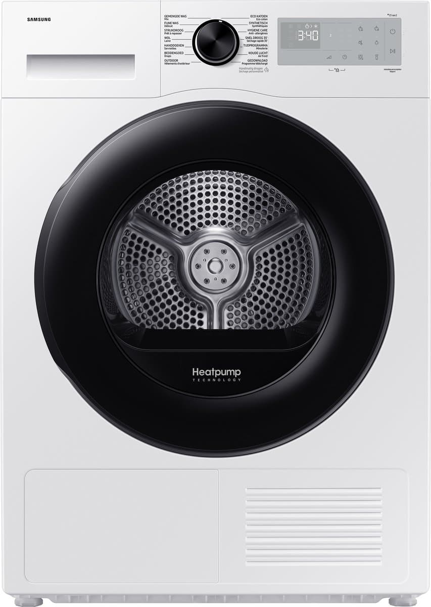 Samsung DV9UDG52A0AHEN Wasdroger - Warmtepompdroger - 9kg - Wit - NL/FR — afbeelding 1