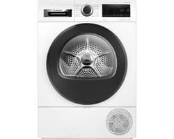 BOSCH WQG233DKPL - Wasdroger - 8 kg Vulgewicht - 64 dB - Wit - Warmtepompdroger - Voorlader - Poolstalig display