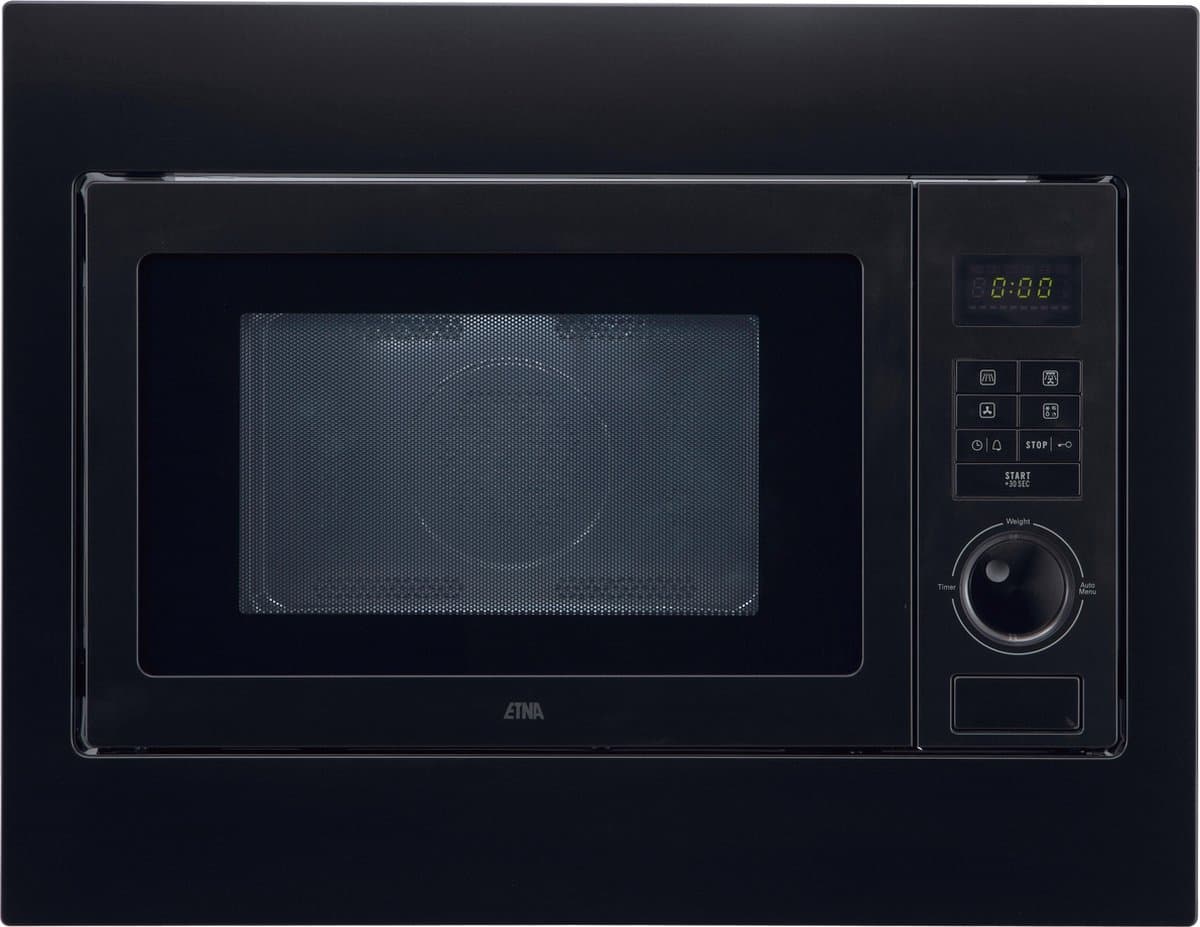 ETNA CM225ZT - Combi magnetron - 45cm - matzwart - draaideur - inhoud 25 liter - turbo hetelucht - timer - draaiplateau — afbeelding 1