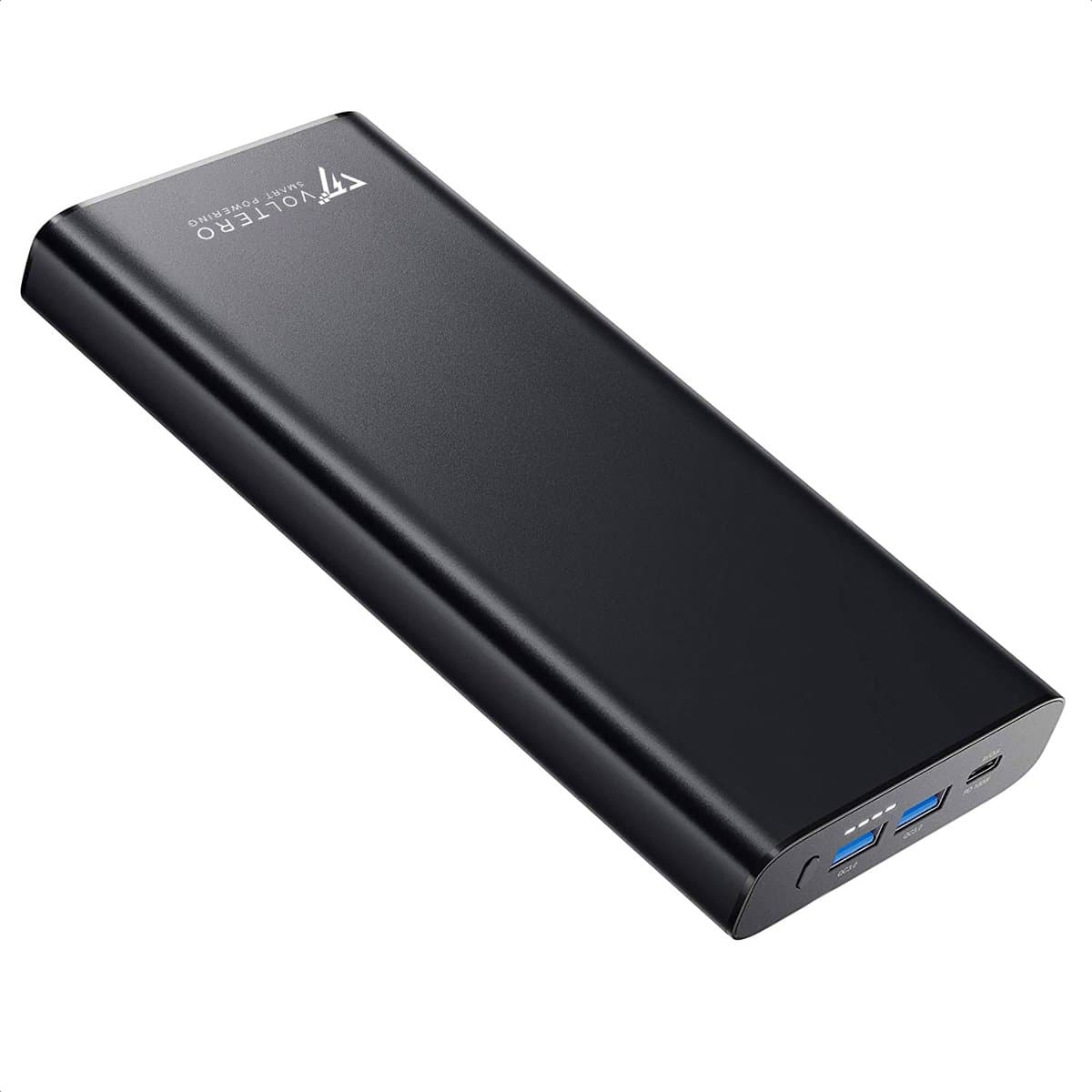 Voltero S25 - 26.800mAh powerbank - 100W Snellader - USB, USB-C - Airport/Vliegtuig Proof - Voor laptop, MacBook, Apple iPhone, Samsung Galaxy, Chromebook - Zwart — afbeelding 1