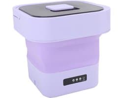 Portable Wasmachine - 10 Liters - Mini Wasmachine met Automatische Spoelfunctie - Grote Capaciteit Vouwbare Wasmachine - Vouwbare Mini Wasmachine voor EU Plug