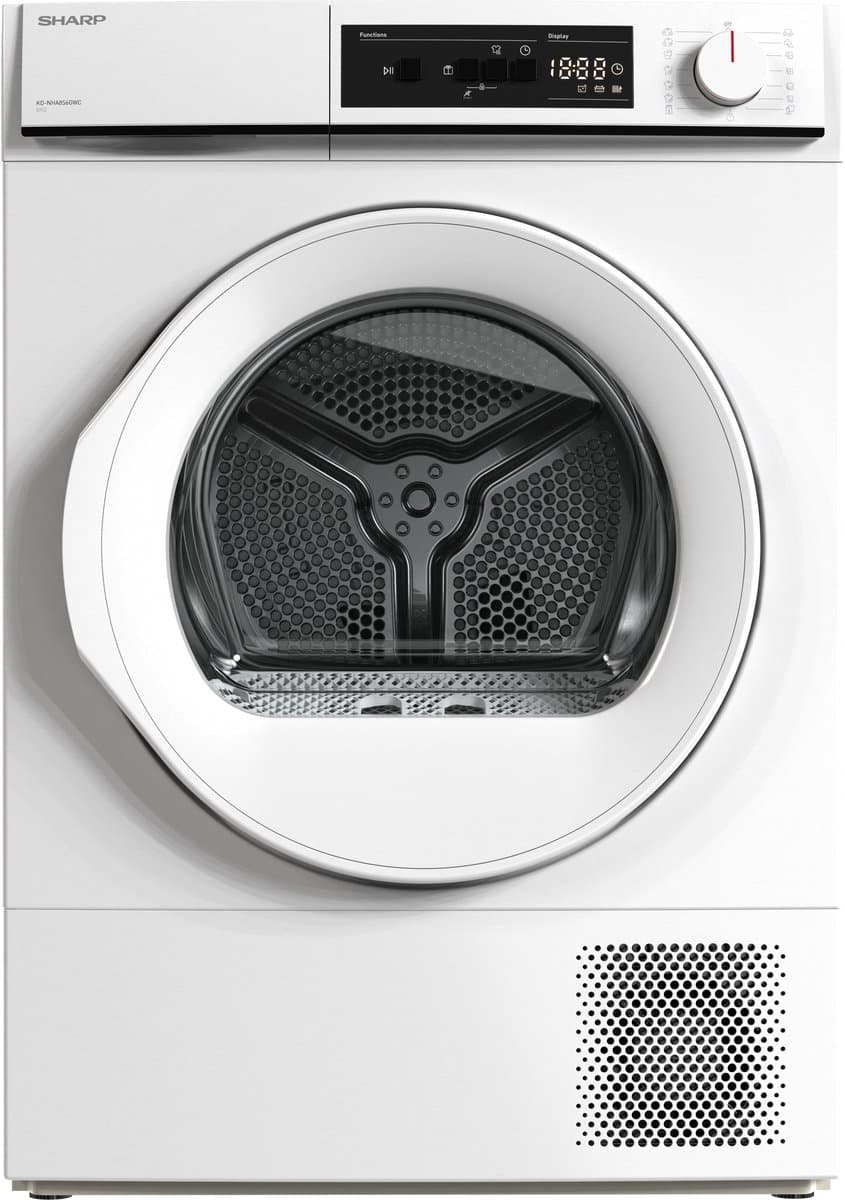 Sharp warmtepompdroger KDNHA8S6GW21CB 8Kg — afbeelding 1