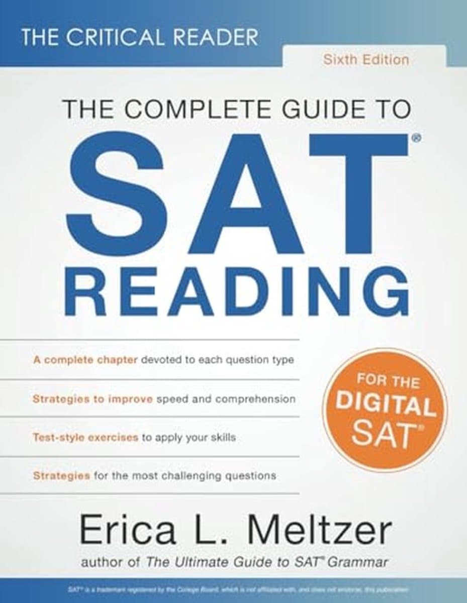 The Critical Reader, Sixth Edition: The Complete Guide to SAT Reading — afbeelding 1