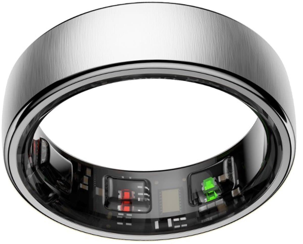 NOLATR Smart Ring NEX – Slimme Ring met Stappenteller, Slaaptracker & Hartslagmeter – Zonder Abonnement – Zilver – Maat 8 — afbeelding 1