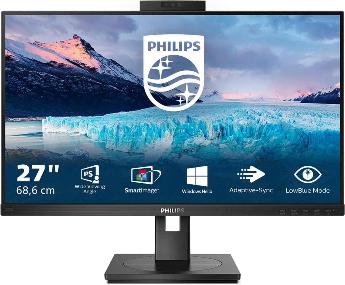 Philips S Line 272S1MH/00 LED display 68,6 cm (27) 1920 x 1080 Pixels Full HD Zwart — afbeelding 1