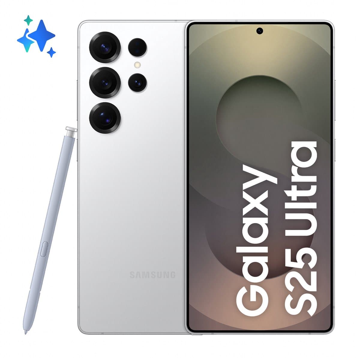 Samsung Galaxy S25 Ultra 5G - 1TB - Titanium White Silver — afbeelding 1