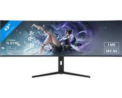 RAIDER DWQHD GAMING - IPS - 144Hz - Curved - 1ms - 49 Inch