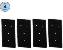 Bramokava 4x Filter geschikt voor Droger Whirlpool Bauknecht Ignis ( met 4 gaatjes) - 481010345281 - 8015250474909 - 481010716911 - Spons Foam Schuim