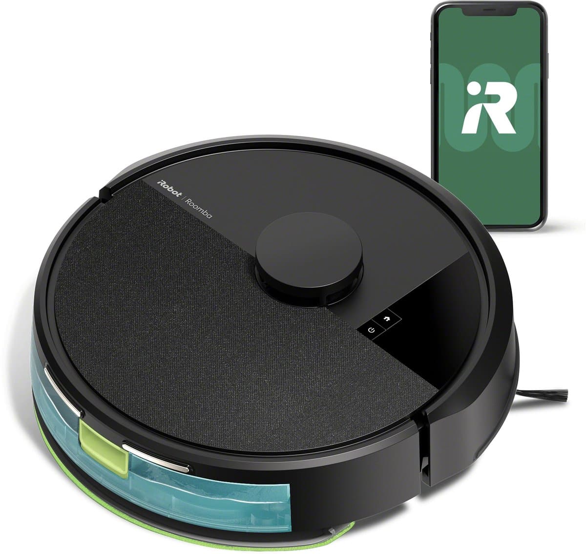 iRobot Roomba® 105 Combo - Robotstofzuiger met Dweilfunctie - Zwart (Y3110) — afbeelding 1