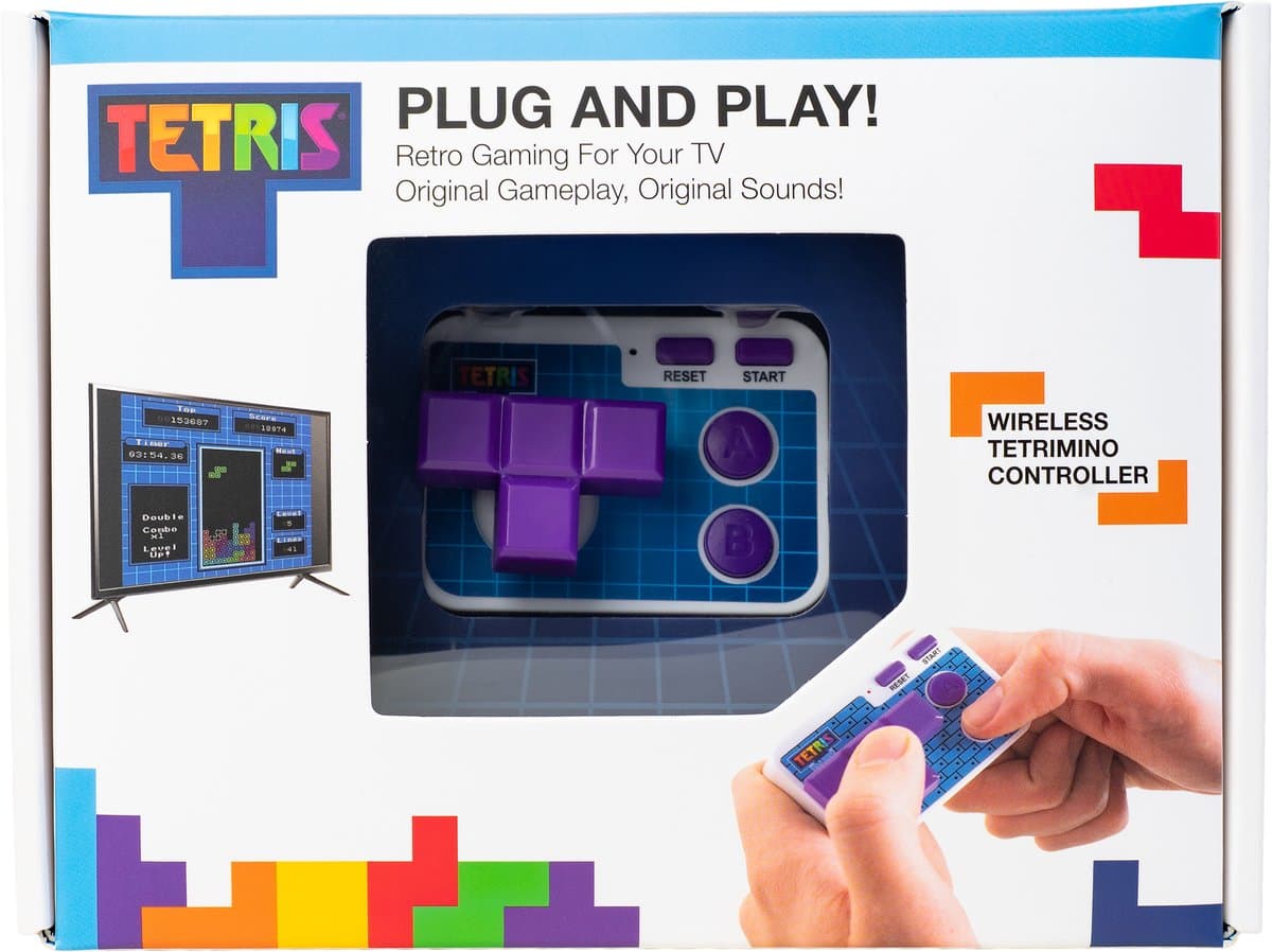 Tetris - TV plug & play - wireless controller - retro gaming — afbeelding 1