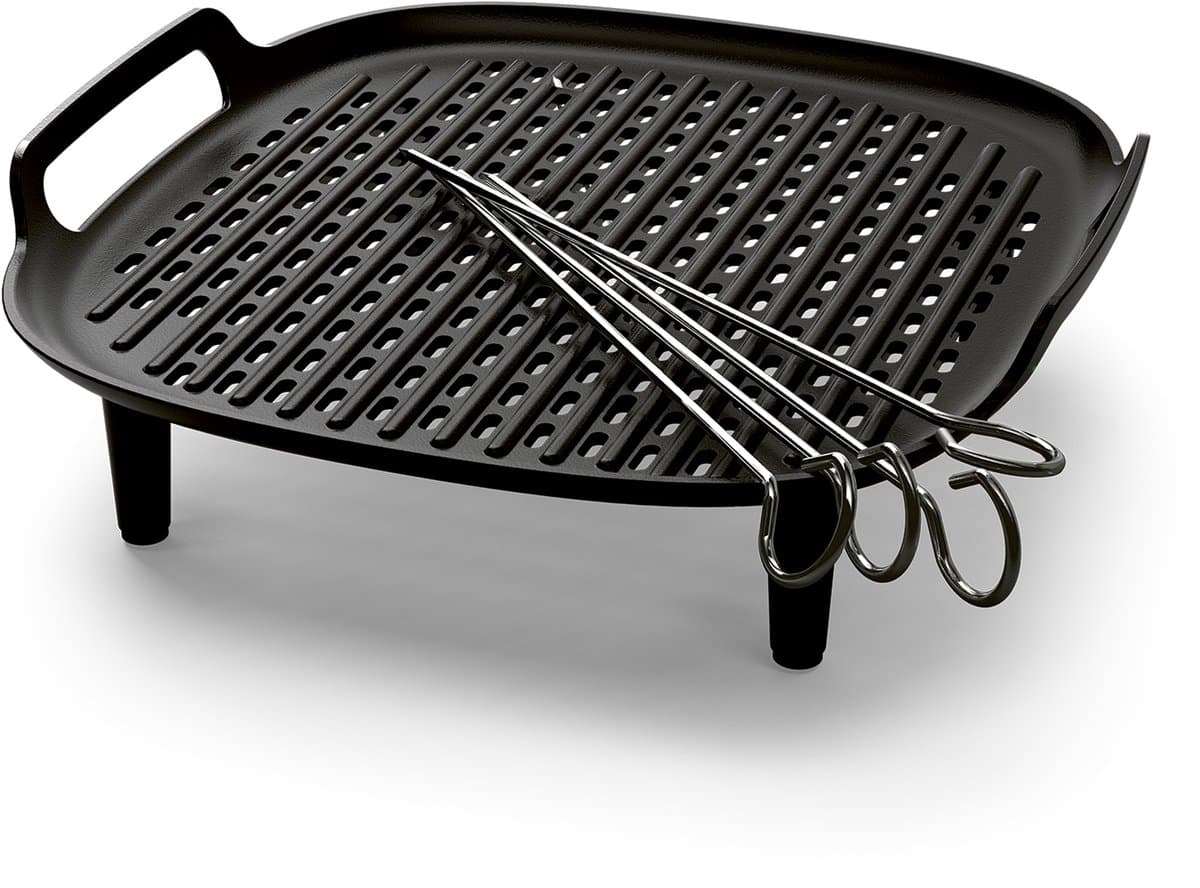 Philips Grill Set Airfryer Accessoire - HD9926/00 - Geschikt voor Philips - Grillplaat met 4 spiesen — afbeelding 1