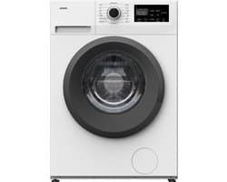 Qonos WA1098433 Wasmachine – 8kg – 1400 toeren – Energieklasse A-10% – BLDC Motor – Wit – Stil (76 dB) – Incl. Aquastop - Stoomfunctie
