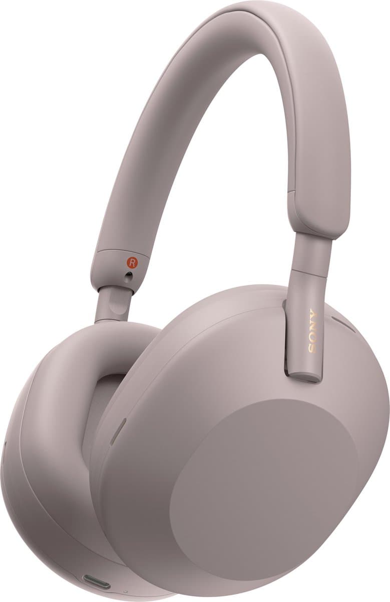 Sony WH-1000XM5 - Draadloze koptelefoon met Noise Cancelling - Smoky Pink / Roze — afbeelding 1