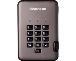 iStorage diskAshur Pro2 SSD - externe harde schijf - 128 GB - SSD - Cijfercode - Zwart - Grafiet