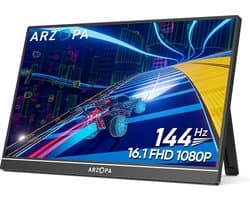 Arzopa A1 Game Z1FC - Portable Gaming Monitor - Ingebouwde Kickstand - 144hz - 16.1 inch