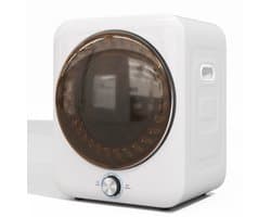 Wasdroger 3kg – 65dB – 8 programma's – NTC sensor – voor kleine huishoudens – 53,5x42x65 cm – 1 stuks – wit