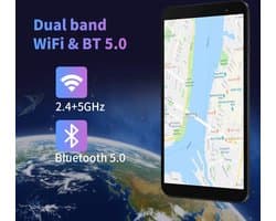 TECLAST P80 8-inch touchscreen-tablet Android 10 2GB RAM + 32GB ROM HD-tablet IPS Quad-Core Bluetooth 5.0 WiFi-ondersteuning TF-extensie Type-C 4000mAh