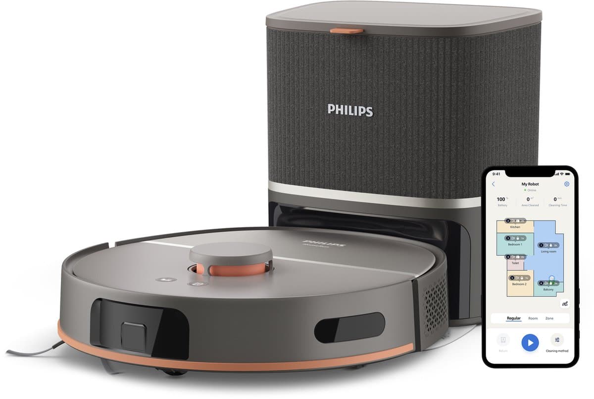 Philips Zuig- en dweilrobot HomeRun 5000-serie — afbeelding 1