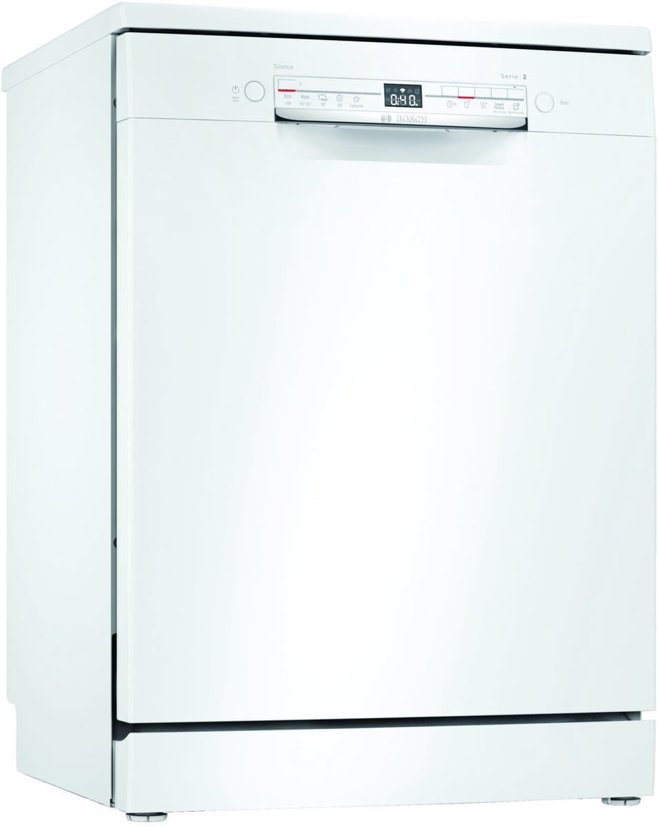 Bosch - SMS2ITW33E - Serie 2 - Vaatwasser - Vrijstaande vaatwasser - Wit - Home Connect - Extra Droog: optie voor extra grondige droogresultate — afbeelding 1