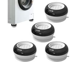 IBBO Shop - 4 stuks trillingsdempers voor wasmachine - wasmachine dempers - wasmachine mat - wasmachines anti-trillingsmat - Wasmachine Verhoger - antislipmat voor wasmachines en drogers - Nieuwe model