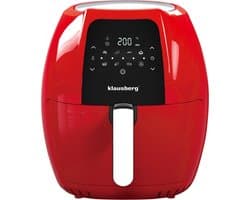 Klausberg KB-7571 - Heteluchtfriteuse - 1800W - 7,7L - Rood