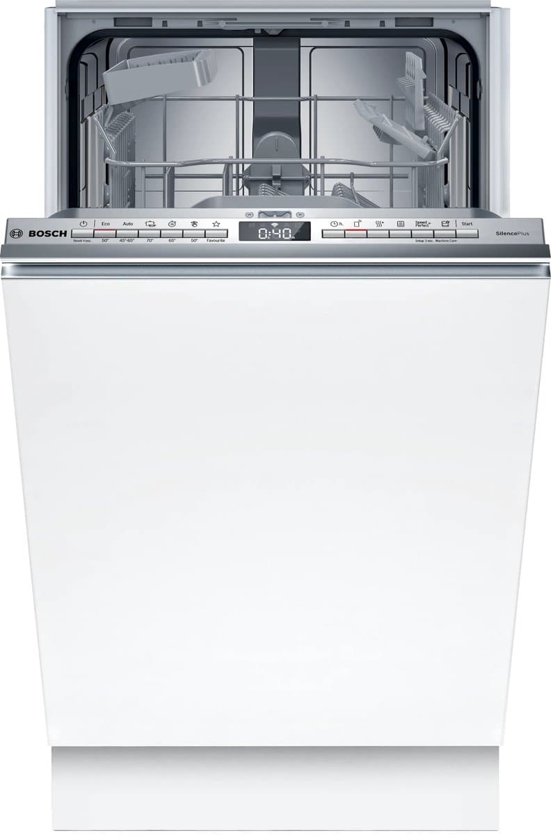 Bosch SPV4HKX10E - Inbouwvaatwasser - Volledig geïntegreerd - RVS - 44 dB - 10 Couverts - E label — afbeelding 1