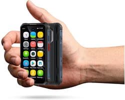 Mini Smartphone Android 12 IP68 Waterdicht Robuust Met 6GB+128GB Opslag