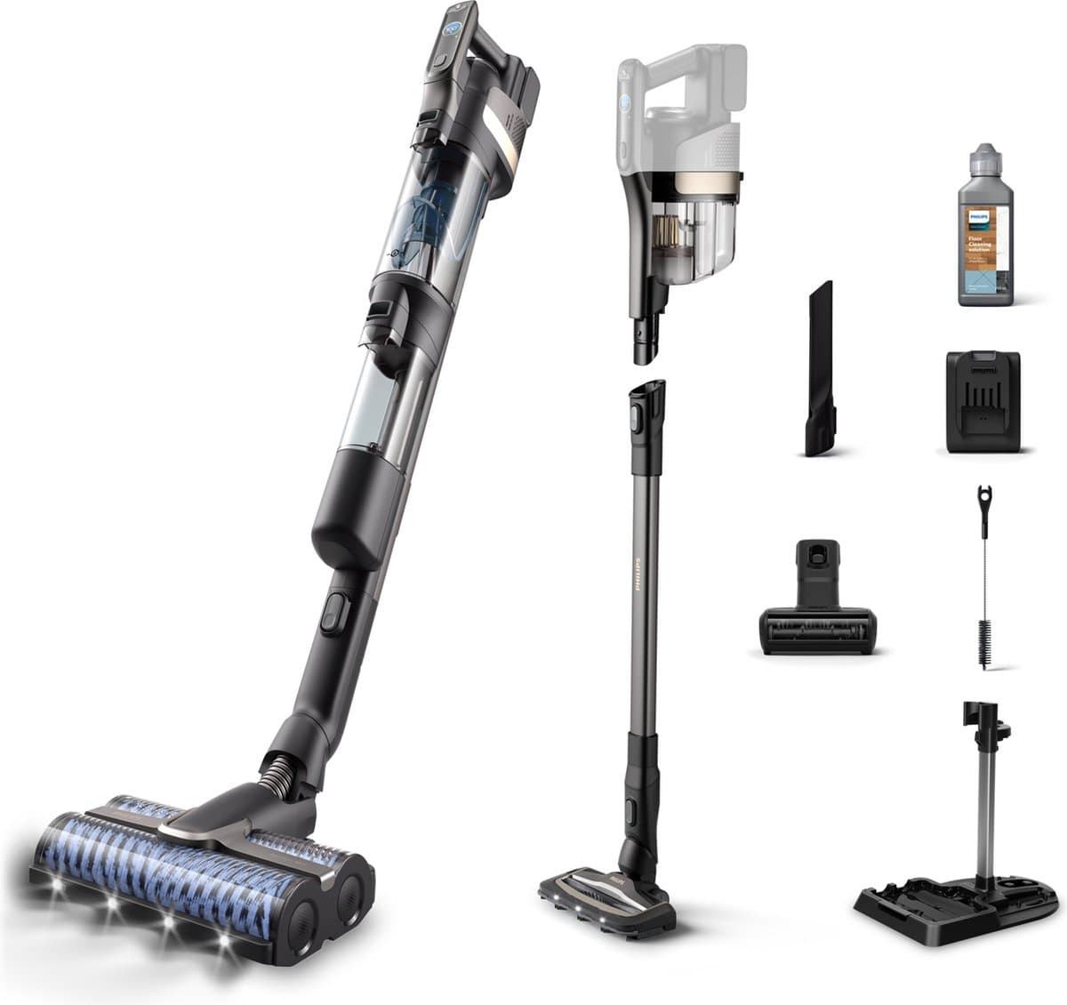 Philips 9000-serie - AquaTrio - Snoerloze Stofzuiger en Dweil XW9463/11 — afbeelding 1