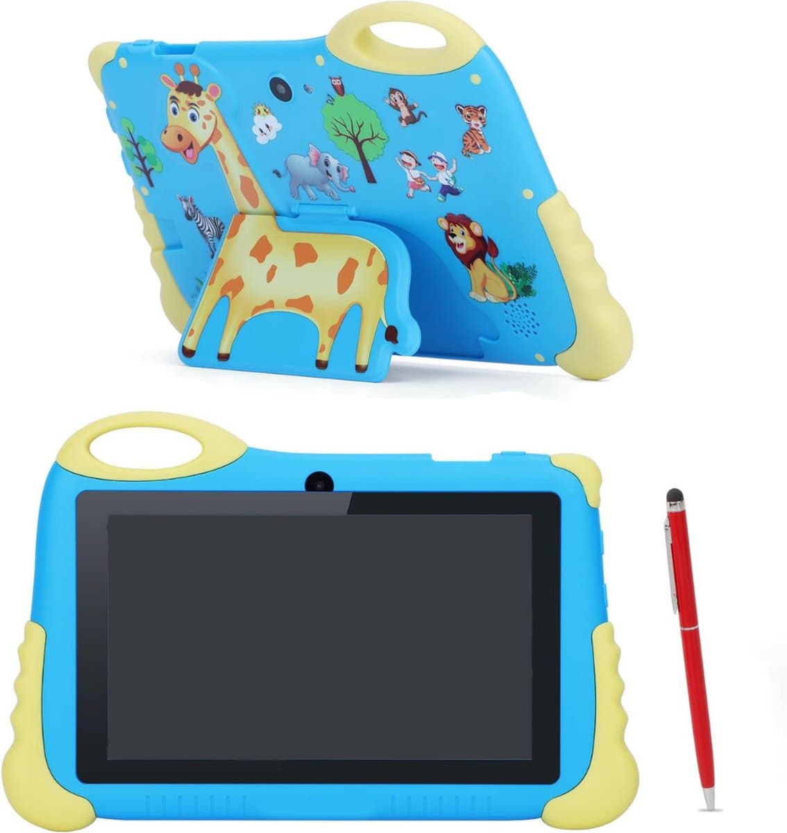 White-Label® Kindertablet Vanaf 3 Jaar - Tablet Kinderen - Kinderspeelgoed - Blauw — afbeelding 1