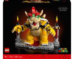 LEGO Super Mario De machtige Bowser, Bouwbaar 3D Model, Verzamelitem & Cadeau Idee - 71411