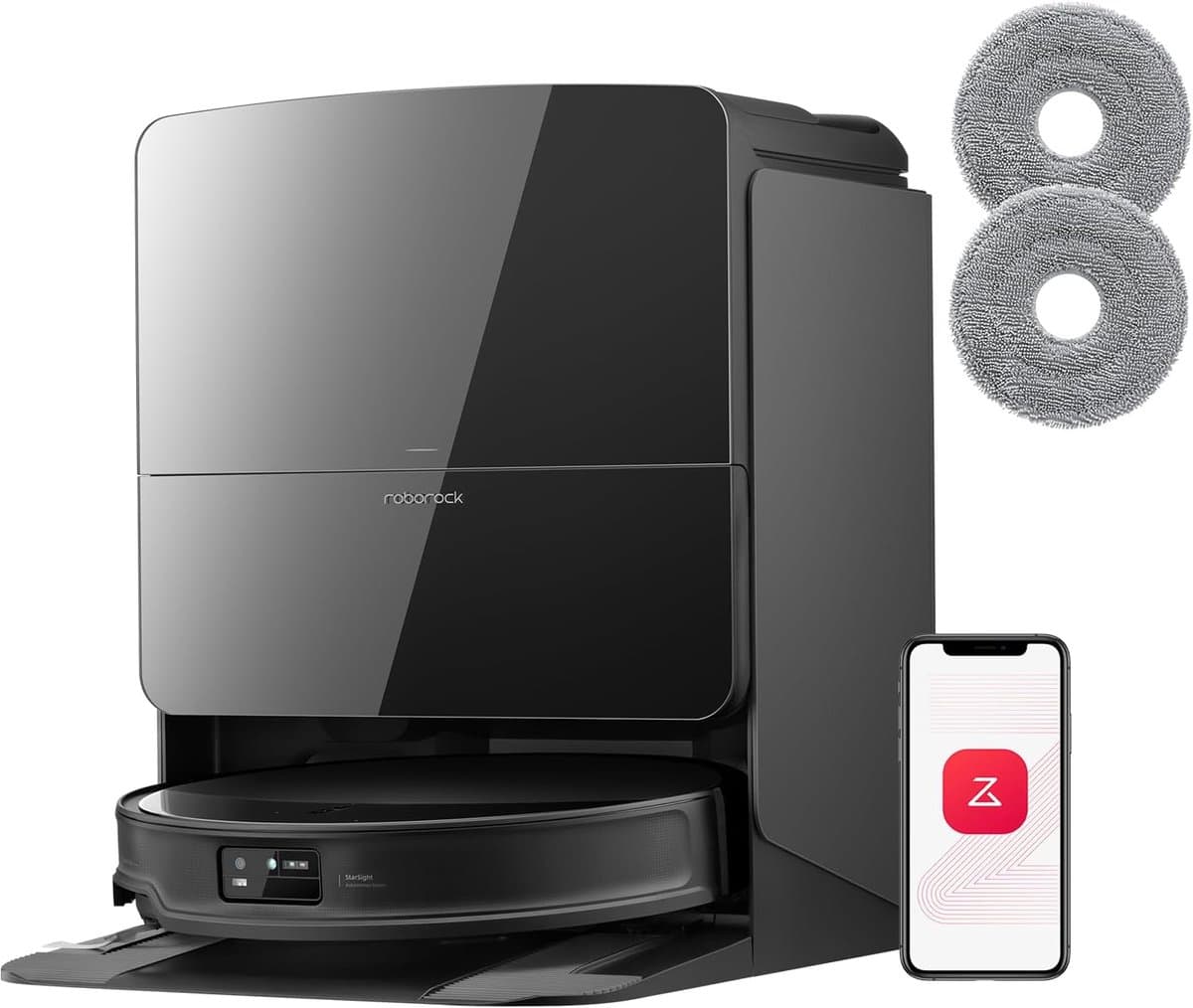 Roborock Saros 10R Set– Robotstofzuiger Met Dweilfunctie– 22000Pa–7,98 cm Ultraslank Ontwerp–Vuildetectiesysteem–80℃ Warmwatermopwas–Zelfreinigend Station & Anti-Klit Borstels – Slimme spraakassistent– S8 maxv ultra Upgrade-2 Dweilen — afbeelding 1